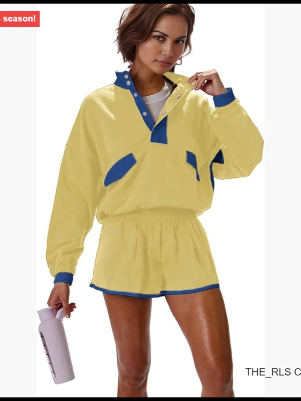 Cotton Polyester Long Sleeve Tracksuit Set with Pocket Loose Fit